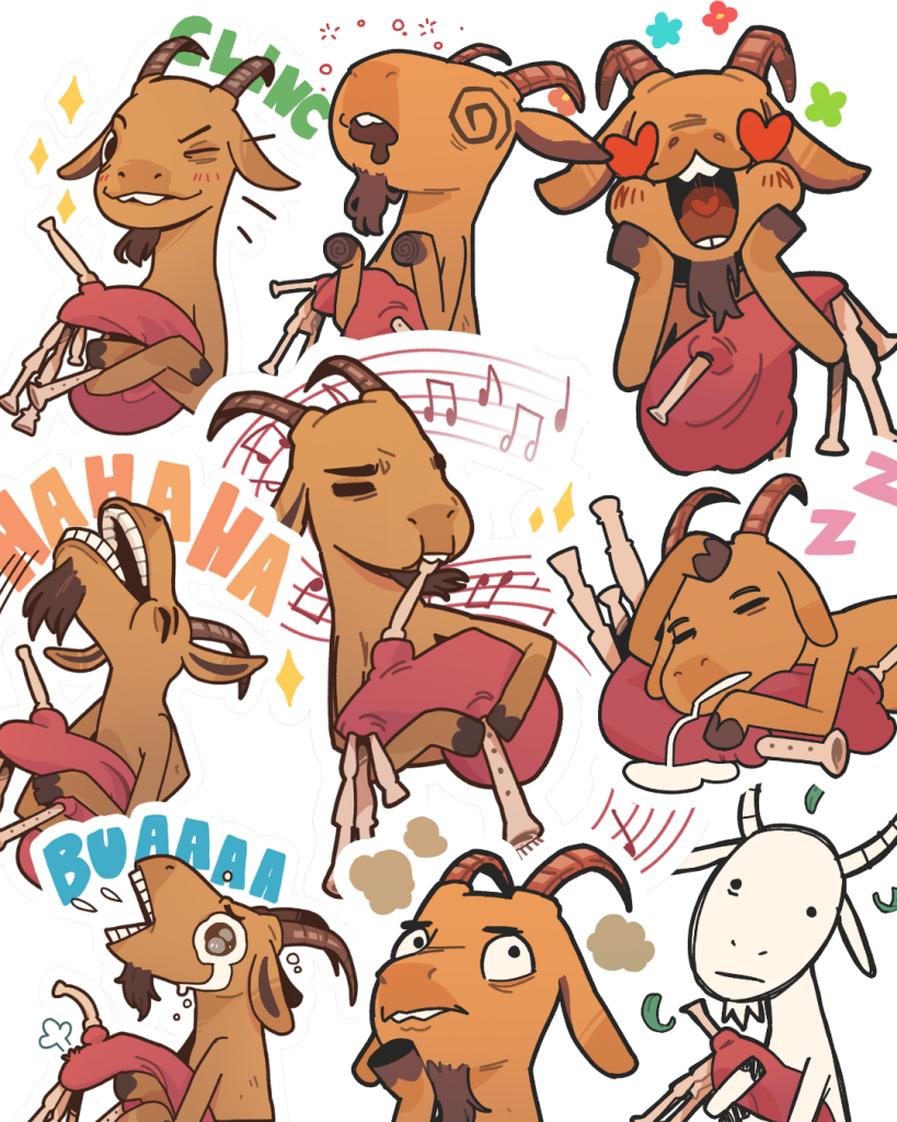 Stickers de Whatsapp de la Cabreta